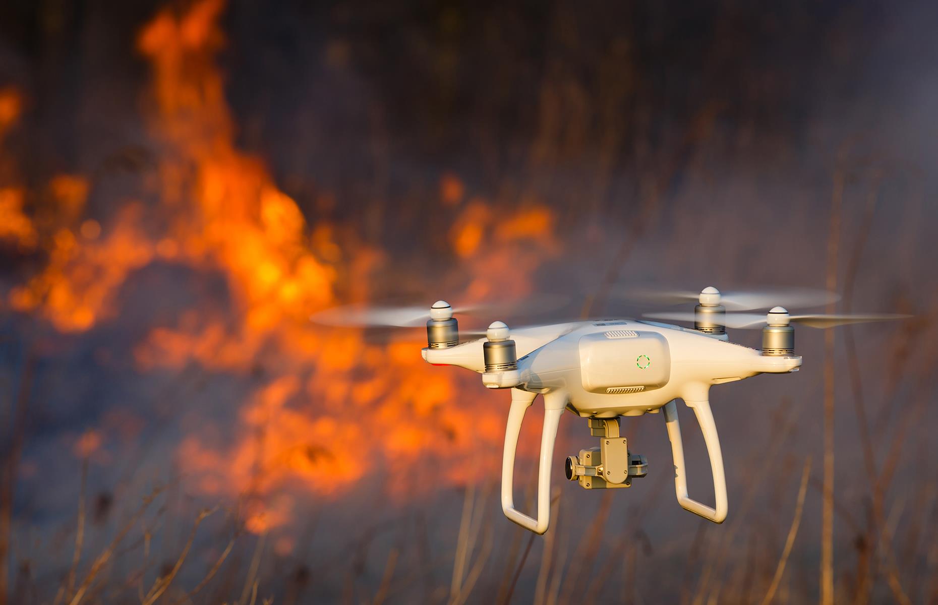 Drone duty: detecting and fighting wildfires